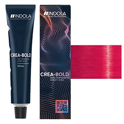 Indola Profession Crea-Bold True Pink Semi Permanent Hair Color Cream 100ml