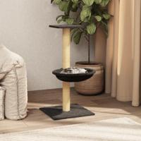 VidaXL Kattenmeubel met sisal krabpaal 74 cm donkergrijs - thumbnail