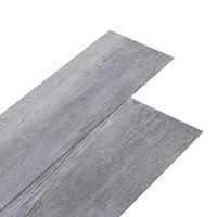 VidaXL Vloerplanken zelfklevend 5,21 m² 2 mm pvc mat houtgrijs - thumbnail