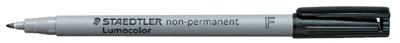 Viltstift staedtler ohp lumo f 316 non perm zwart