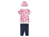 lupilu Kinder kledingset (98/104, Lichtroze/donkerblauw) - thumbnail