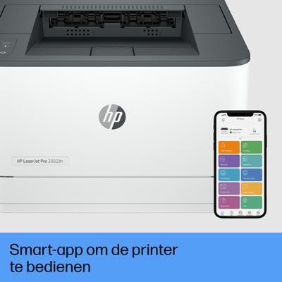 HP LaserJet Pro 3002 dn Printer Laser, kleur Zwart/wit A4 33 pag./min. 1200 x 1200 dpi Duplex, LAN, USB, HP Instant Ink HP LaserJet Pro 3002 dn Printer Laser, kleur Zwart/wit A4 33 pag./min. 1200 x 1200 dpi Duplex, LAN, USB, HP Instant Ink