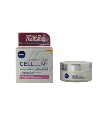 Nivea Cellular expert filler hyaluronzuur & foliumzuur 50 Milliliter Nivea Cellular expert filler hyaluronzuur & foliumzuur 50 Milliliter