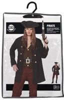 Piraat Kostuum Heren Morgan Black - thumbnail