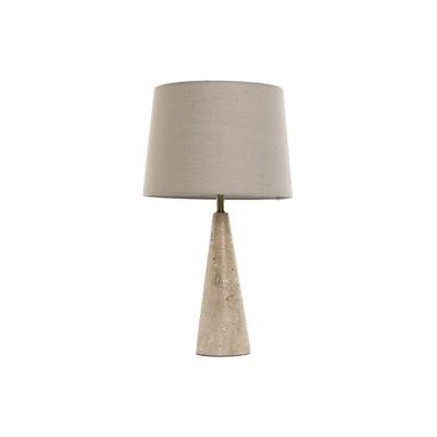 Bureaulamp Home ESPRIT Beige Linnen Marmer 35 x 35 x 64 cm Bureaulamp Home ESPRIT Beige Linnen Marmer 35 x 35 x 64 cm