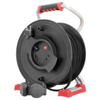 Bachmann 399.198 Kabelhaspel 38.5 m Zwart Randaarde stekker - thumbnail
