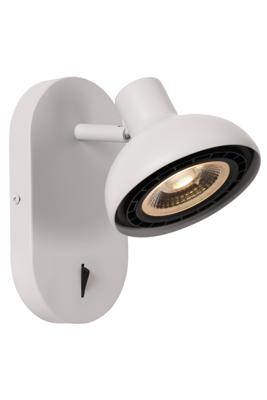 Lucide SENSAS - Bedlamp / Wandlamp - 1xGU10 (ES111) - Wit Lucide SENSAS - Bedlamp / Wandlamp - 1xGU10 (ES111) - Wit