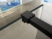 Wiesbaden Slim profielset+stabilisatiestang 120 cm matzwart - thumbnail