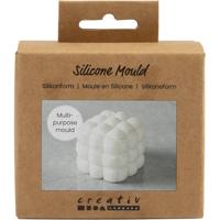 Creativ Company Siliconen vorm, vierkant met bubbels, h: 5 cm, b: 6 cm, d 6 cm, 1 stuk/ 1 doos - thumbnail