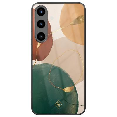 Samsung Galaxy S25 glazen hardcase - Earthy luxe