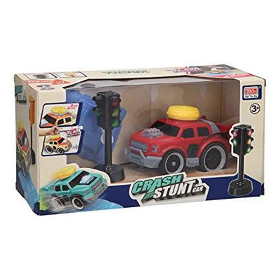 Crash Stunt Auto Set - Rood Crash Stunt Auto Set - Rood