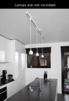 Lucide TRACK Starterset - 1-fase Railsysteem / Railverlichting - 2 meter - Wit - thumbnail