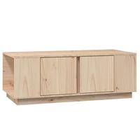 Salontafel 110x50x40 cm massief grenenhout - thumbnail