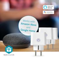 Slimme stekker nedis smartlife wifi 3 stuks wit - thumbnail