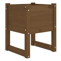 VidaXL Plantenbak 40x40x52,5 cm massief grenenhout honingbruin - thumbnail