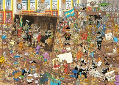 Jan van Haasteren A Trip to the Museum 2x1000 pcs Legpuzzel 1000 stuk(s) Strips Jan van Haasteren A Trip to the Museum 2x1000 pcs Legpuzzel 1000 stuk(s) Strips