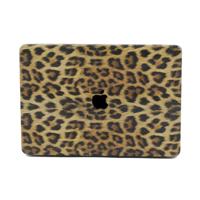Lunso MacBook Air 13 inch M1 (2020) cover hoes - case - Leopard Pattern Brown - thumbnail