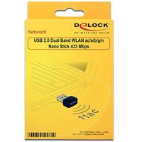 DeLOCK USB 2.0 Dual Band WLAN Nano Stick wlan adapter - thumbnail