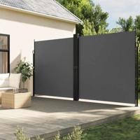 VidaXL Tuinscherm uittrekbaar 220x1200 cm antracietkleurig - thumbnail