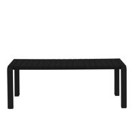 Zuiver Tuinbank 'Vondel' 130cm, kleur Zwart - thumbnail