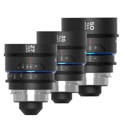Laowa Nanomorph S35 Bundle (27,35,50mm) (Blue) (Cine) Arri PL/EF