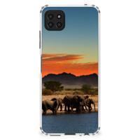 Samsung Galaxy A22 5G Case Anti-shock Olifanten - thumbnail