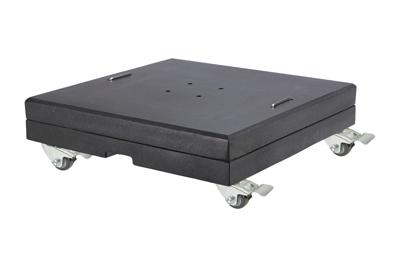 Zweefparasolvoet Platinum 150kg graniet 'Modena' met vier wielen, enkel geschikt voor Platinum, OWN & Hawaii (GI) zweefparasols - Warentuin over zee