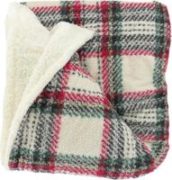 Unique Living plaid Eloise 160 x 130 cm dove white - thumbnail