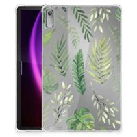 Lenovo Tab P11 Gen 2 | Siliconen hoesje | Leaves - thumbnail