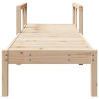 Ligstoel 199,5x62x55 cm massief grenenhout - thumbnail