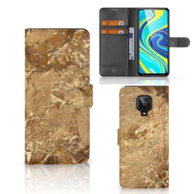 Xiaomi Redmi Note 9 Pro | Note 9S | Bookcase | Marmer Creme Xiaomi Redmi Note 9 Pro | Note 9S | Bookcase | Marmer Creme