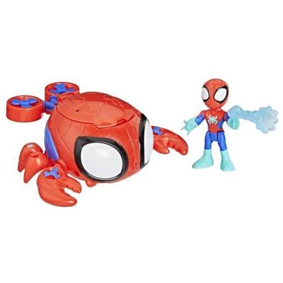 Spidey Water-Webs Zeespin Figuur en Voertuig, Marvel Spidey en Zijn Geweldige Vrienden, Vanaf 4 Jaar