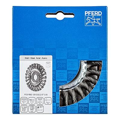 PFERD TOOLS Ronde borstel, getordeerd POS RBG 12512/22,2 ST 0,50 Rbg 43303005 1 stuk(s) PFERD TOOLS Ronde borstel, getordeerd POS RBG 12512/22,2 ST 0,50 Rbg 43303005 1 stuk(s)
