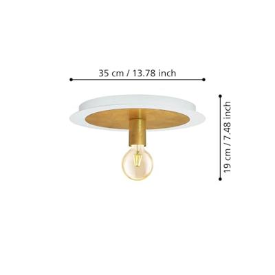 Eglo Unieke plafondlampPassano wit en goud enkel - 97491