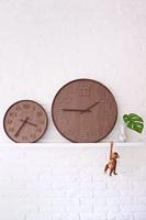 NeXtime - NeXtime - Wandklok - 53 x 3 cm - Hout - Bruin - 'Wood Wood - thumbnail