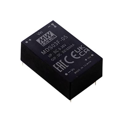 MEAN WELL MDS03G-05 DC/DC-converter, print 600 mA 3 W Aantal uitgangen: 1 x Inhoud 1 stuk(s)