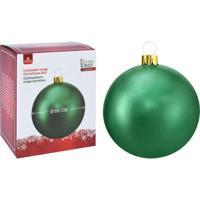Kerstbal Opblaasbaar 65 cm Groen - thumbnail