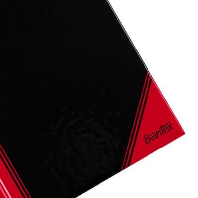 Notitieboek bantex zwart/rood a6 lijn 70gr 96vel | 6 stuks