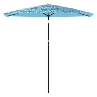 Parasol met stalen paal 268x268x226 cm blauw