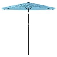 Parasol met stalen paal 268x268x226 cm blauw - thumbnail