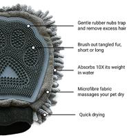 Washandje Dog Gone Smart Grijs (25 x 18 cm) - thumbnail