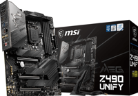 MEG Z490 UNIFY - Moederbord - ATX - LGA1200 Socket - Z490 – Realtek 8125B 2.5G LAN - Intel AX201 - Realtek ALC1220 + ESS SABRE9018Q2C combo DAC - thumbnail