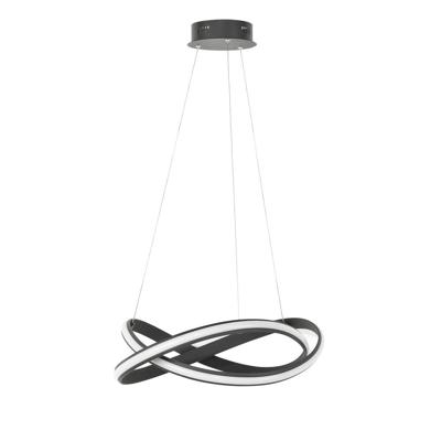 Highlight HanglampWaves design zwart Ø 55cm - H5578.01