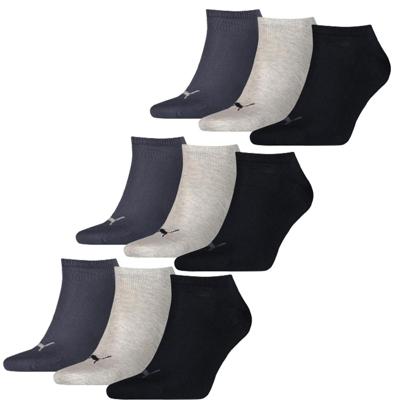 Puma Sneakersokken Plain 9-pack Navy / Grey / Nightshadow Blue-47/49 Puma Sneakersokken Plain 9-pack Navy / Grey / Nightshadow Blue-47/49