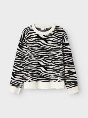 Name it winter sweater meisjes - zwart - oversize fit, gebreid - NkfOrkide