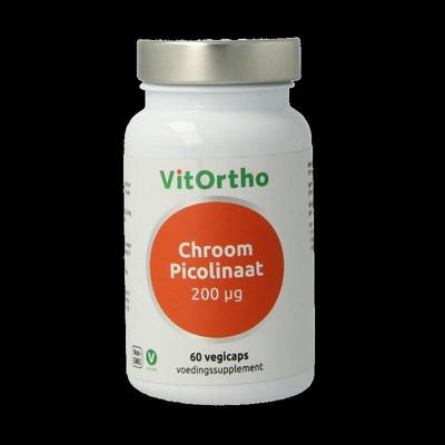 Chroom picolinaat 200mcg 60 Vegetarische capsules Chroom picolinaat 200mcg 60 Vegetarische capsules