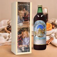 Glühwein in bedrukte kist - Engelsglut - thumbnail