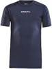 Craft 1906859 Pro Control Compression Tee JR - Navy - 158/164