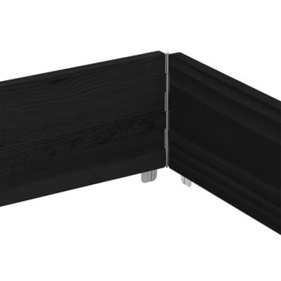 VidaXL Palletopzetrand 150x100 cm massief grenenhout zwart VidaXL Palletopzetrand 150x100 cm massief grenenhout zwart