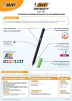 Bic viltstift Intensity Up, etui van 24 stuks - thumbnail